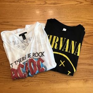 Dope band tees (brand new!)